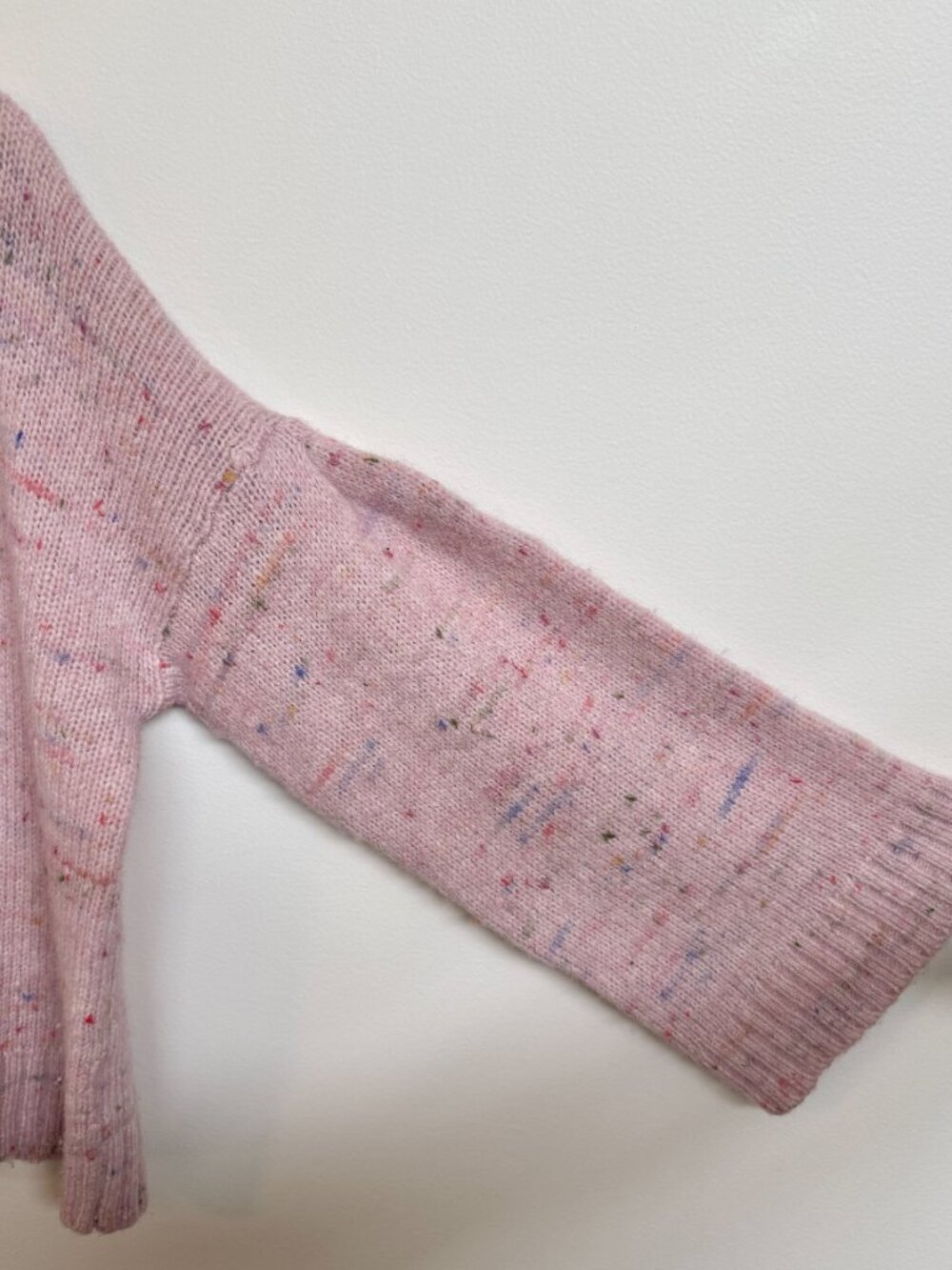 Club Monaco Pink Confetti Bell Sleeve Sweater - Picture 6 of 8